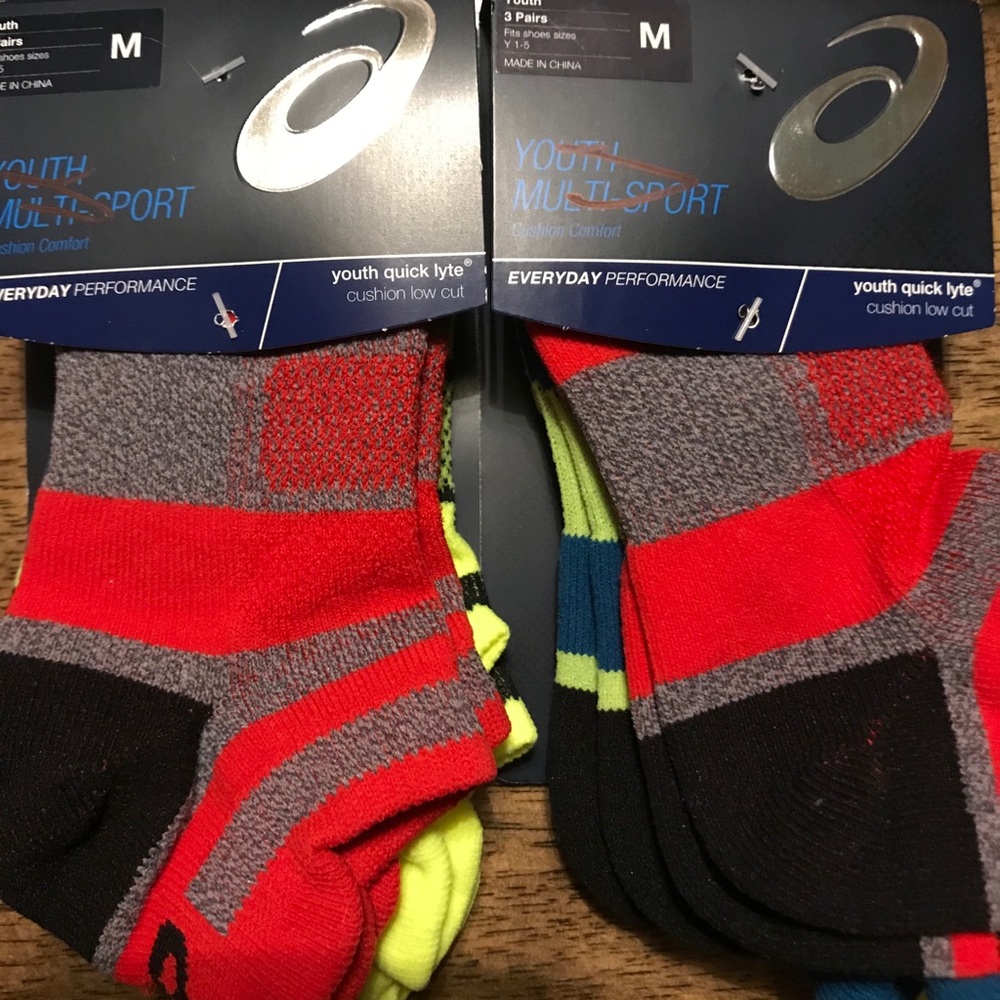 Asics Youth multi sport socks M (1-5 shoe) 6 pair